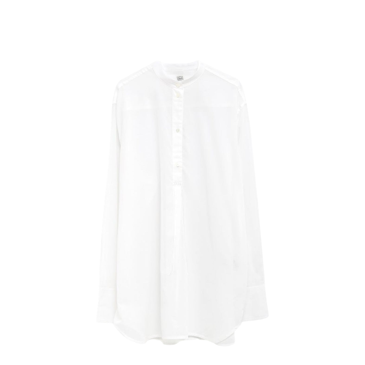 Long Sleeve Band Collar Shirt