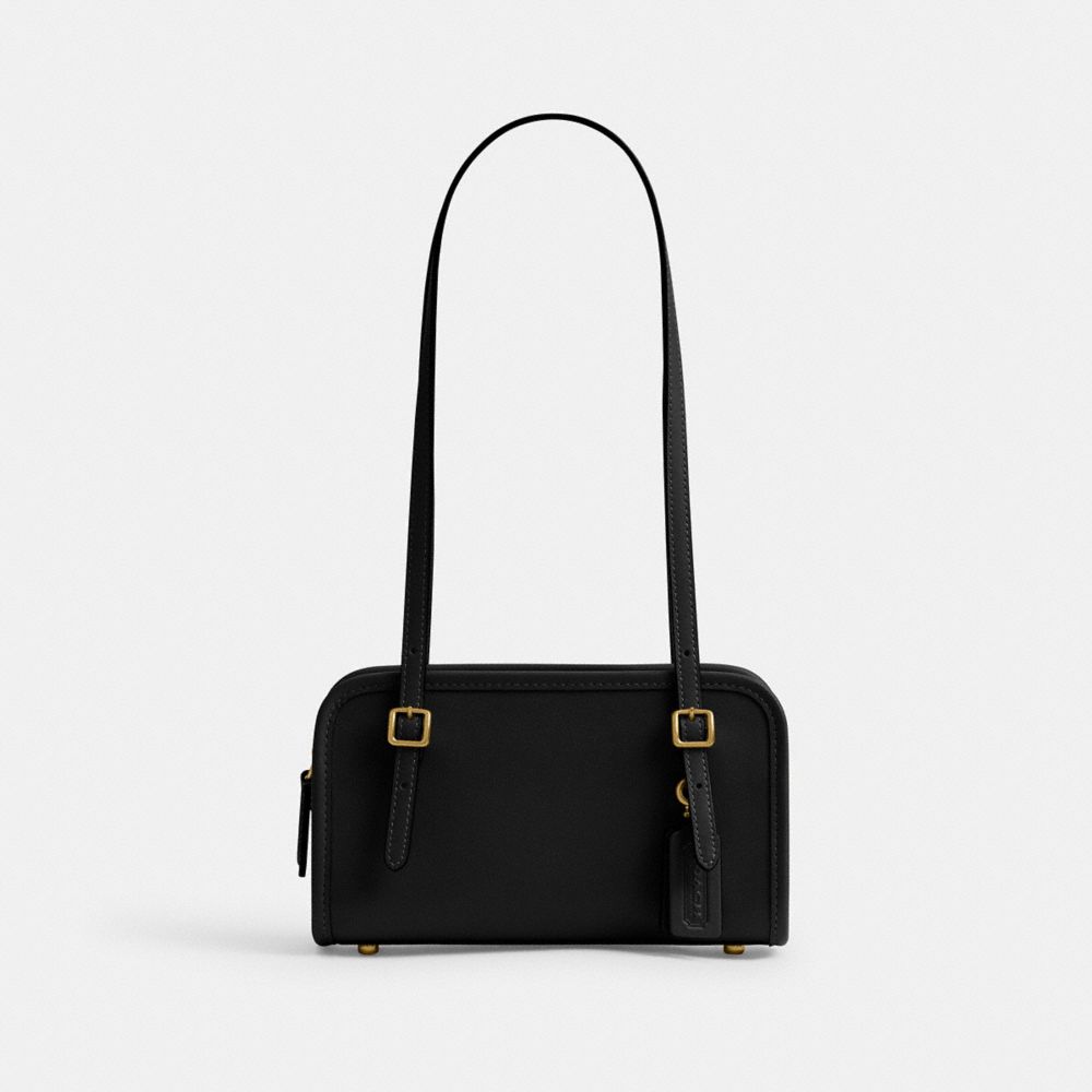 Coach Swing Zip Bag 20 Brass-Black