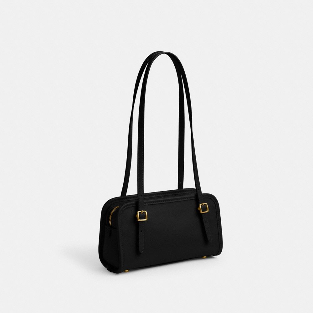 Coach Swing Zip Bag 20 Brass-Black