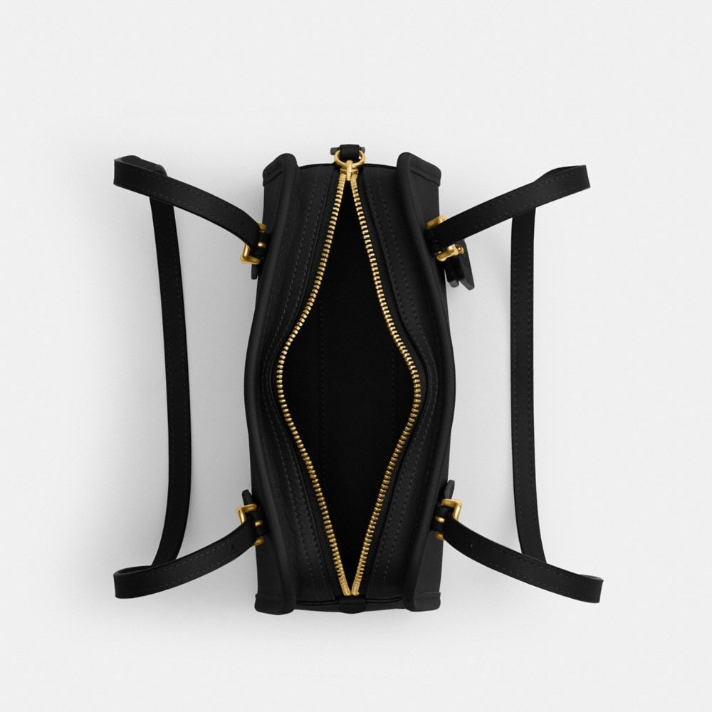 Coach Swing Zip Bag 20 Brass-Black