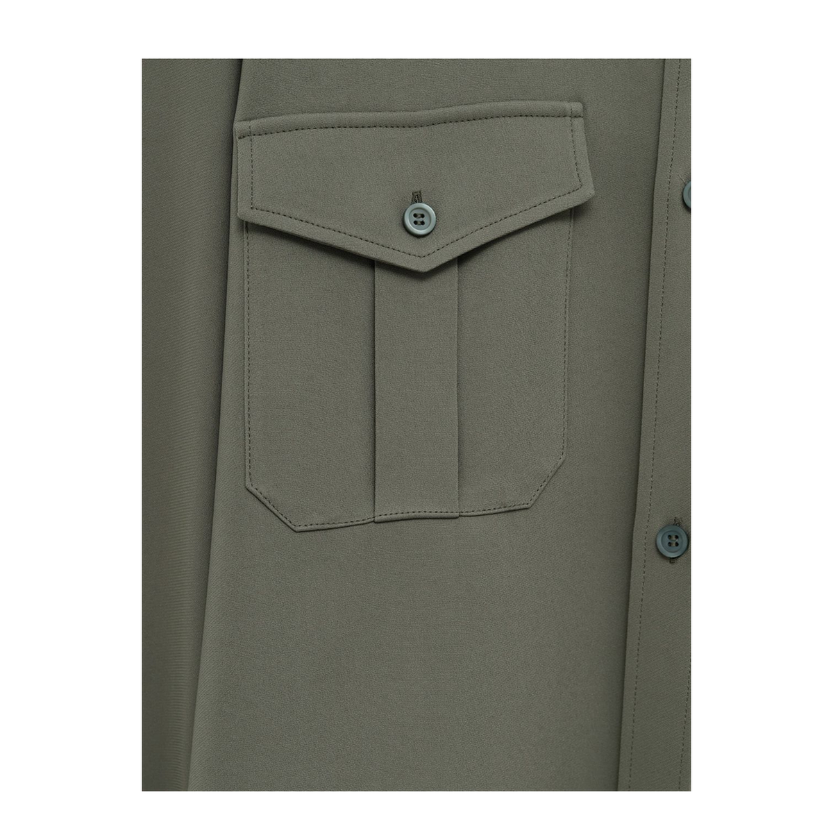 Shirt in Viscose Blend Green