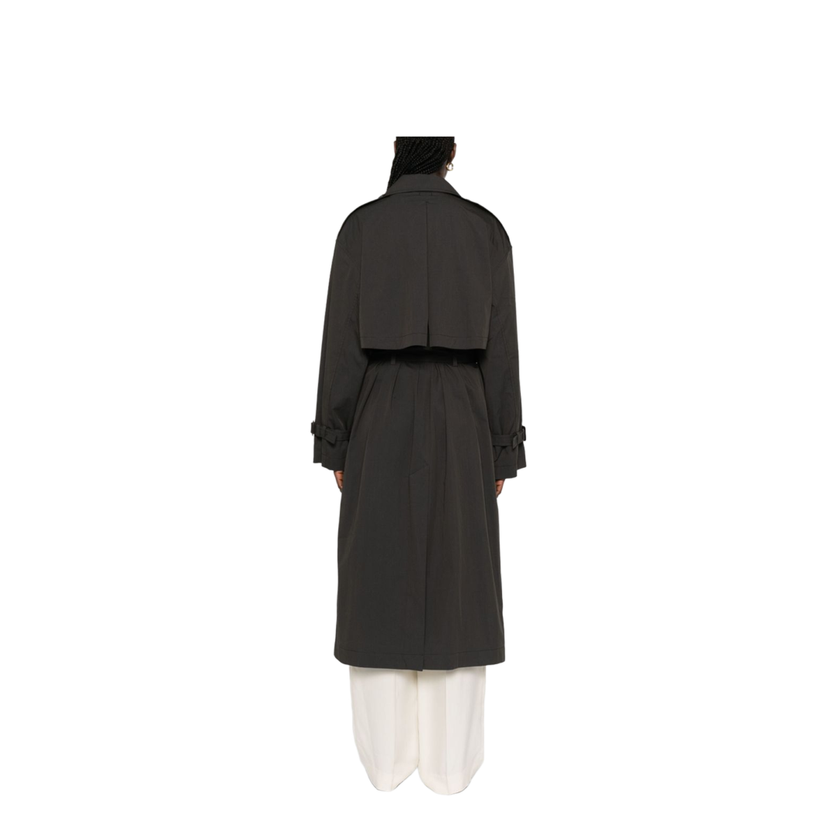 Cotton Blend Trench Coat