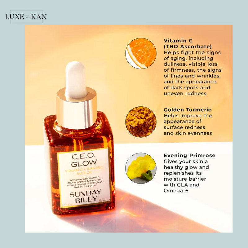 Sunday Riley C.E.O. Glow Vitamin C + Turmeric Face Oil 15ml