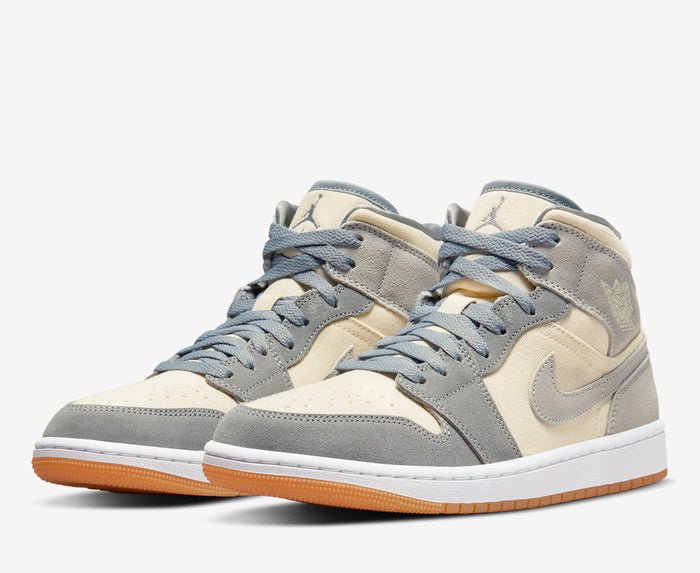 Nike Air Jordan 1 Mid Coconut Milk Particle Grey Sale
