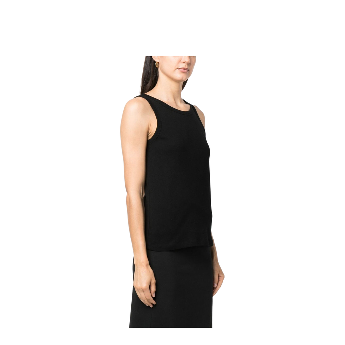 Frankie Tank Top Black in Organic Cotton