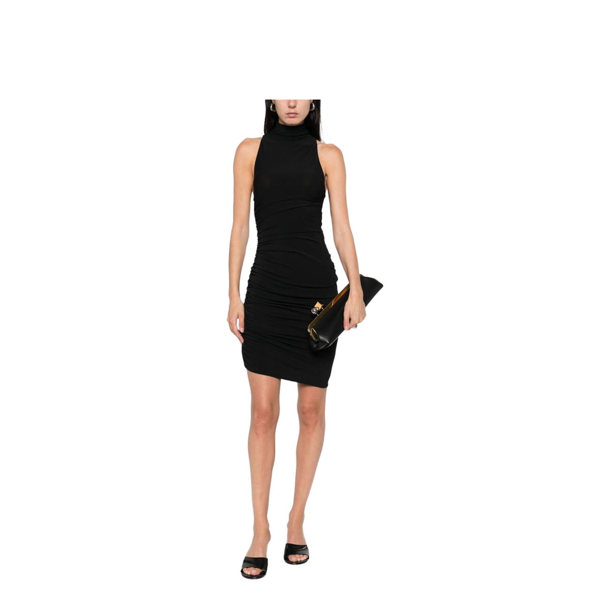 Asymmetric Sleeveless Mini Dress