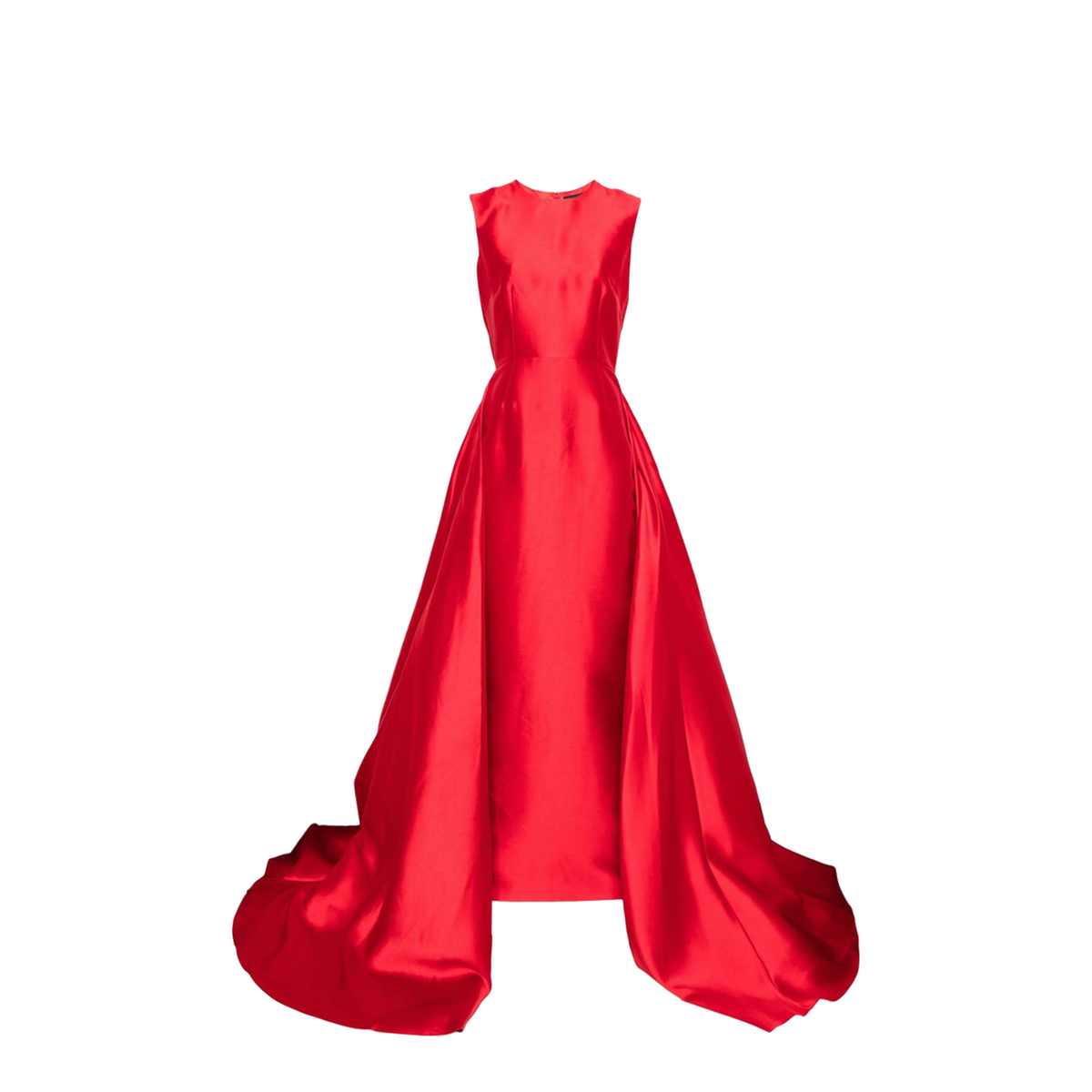Ruby Red Floor-Length Maxi Dress