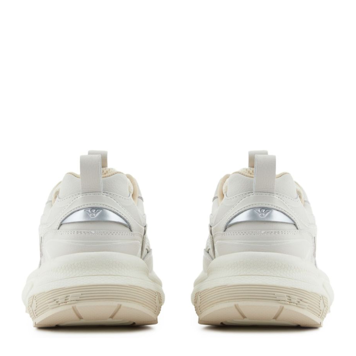 Leather Sneakers with Velvet Details