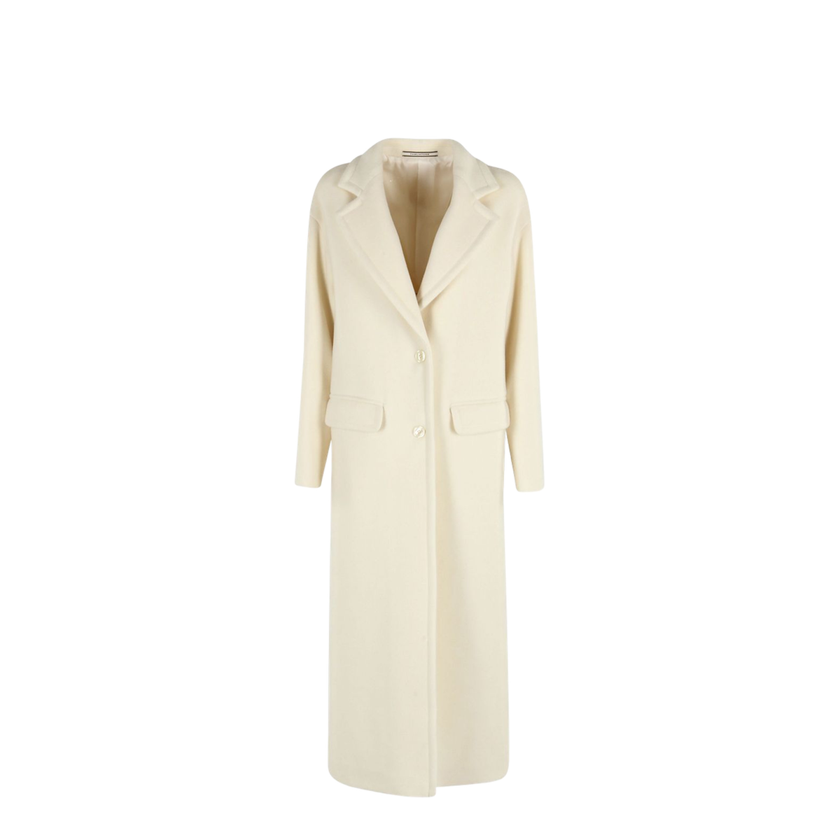 Wool Single-Breasted Coat