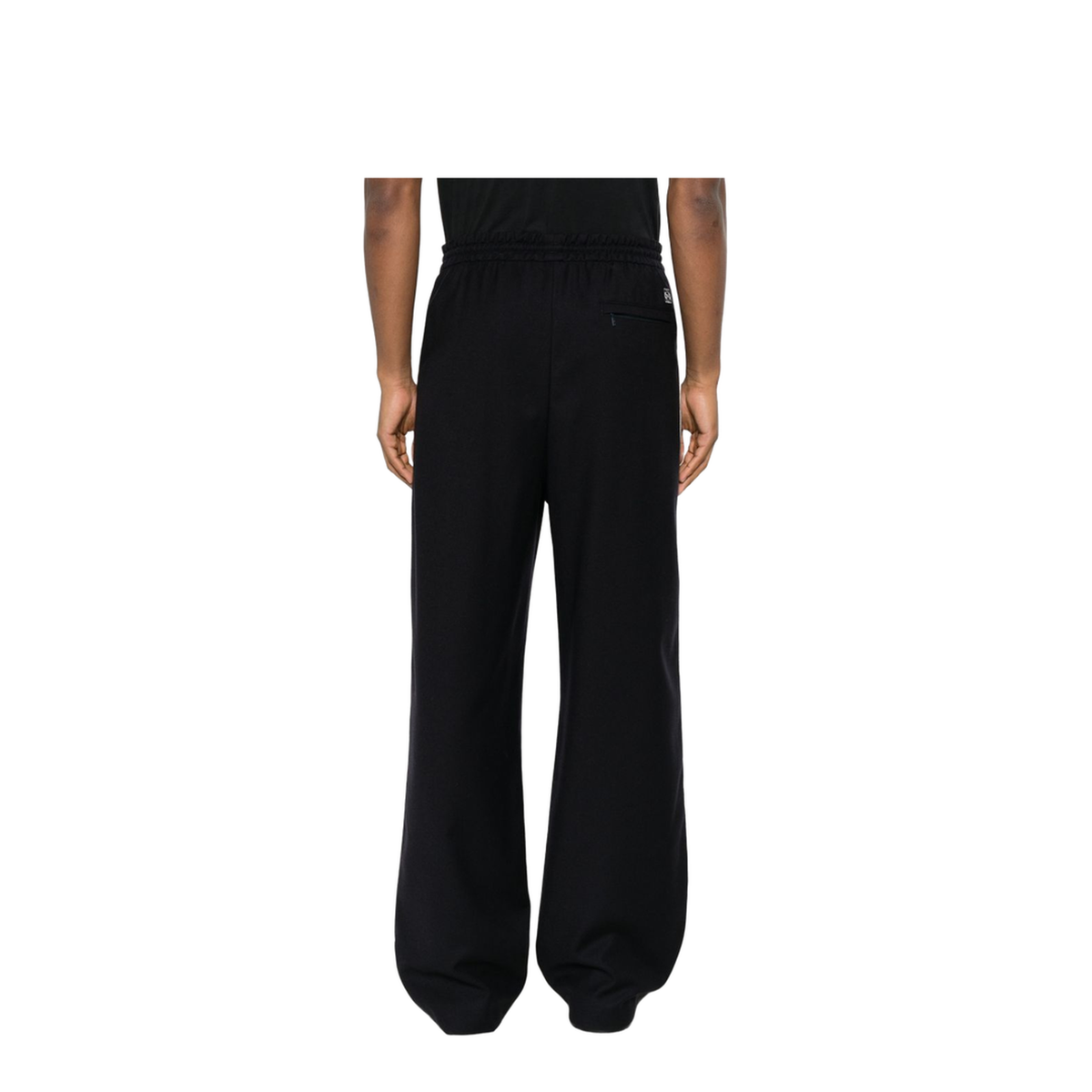 Wool Drawstring Trousers