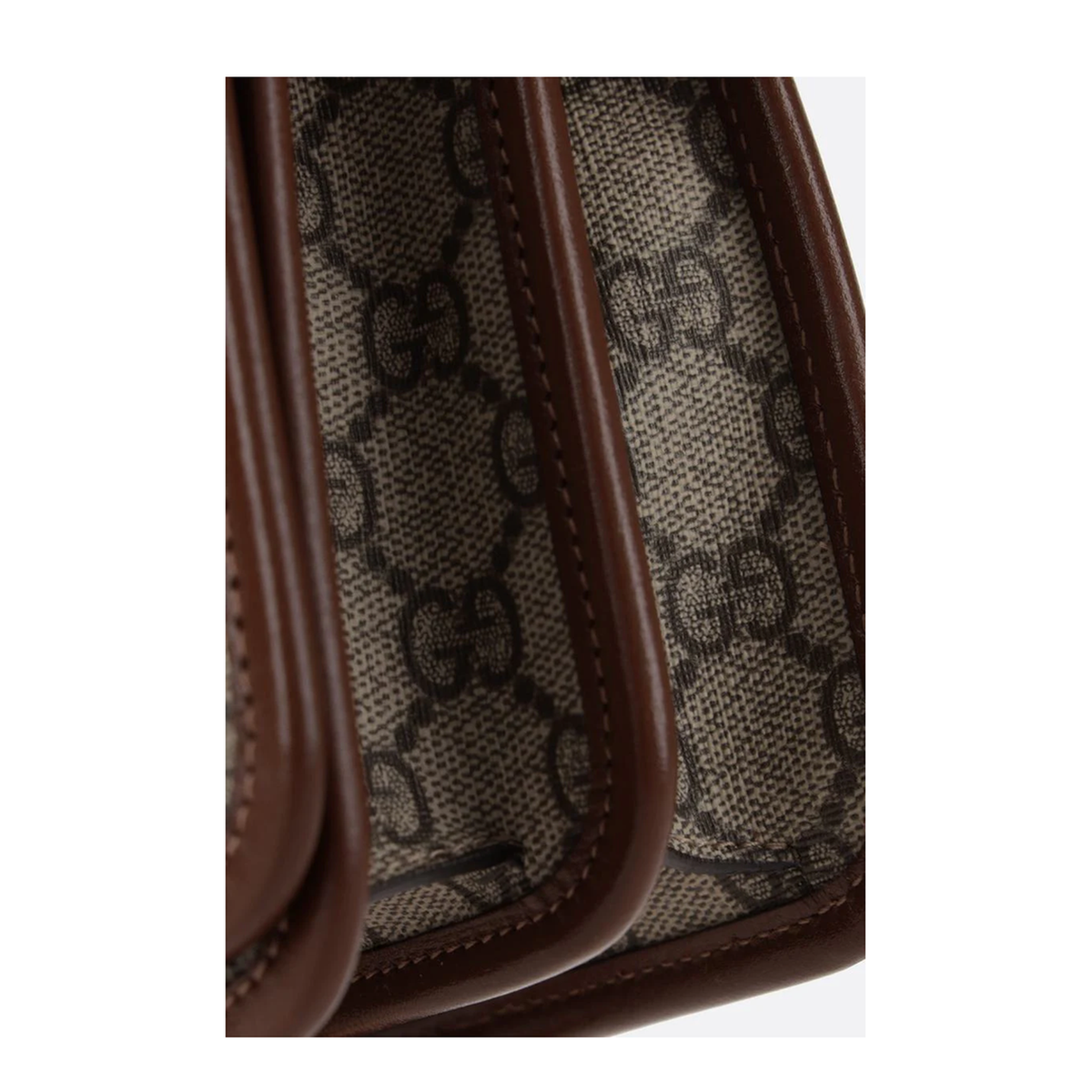 Horsebit 1955 Leather Card Case Wallet - Brown