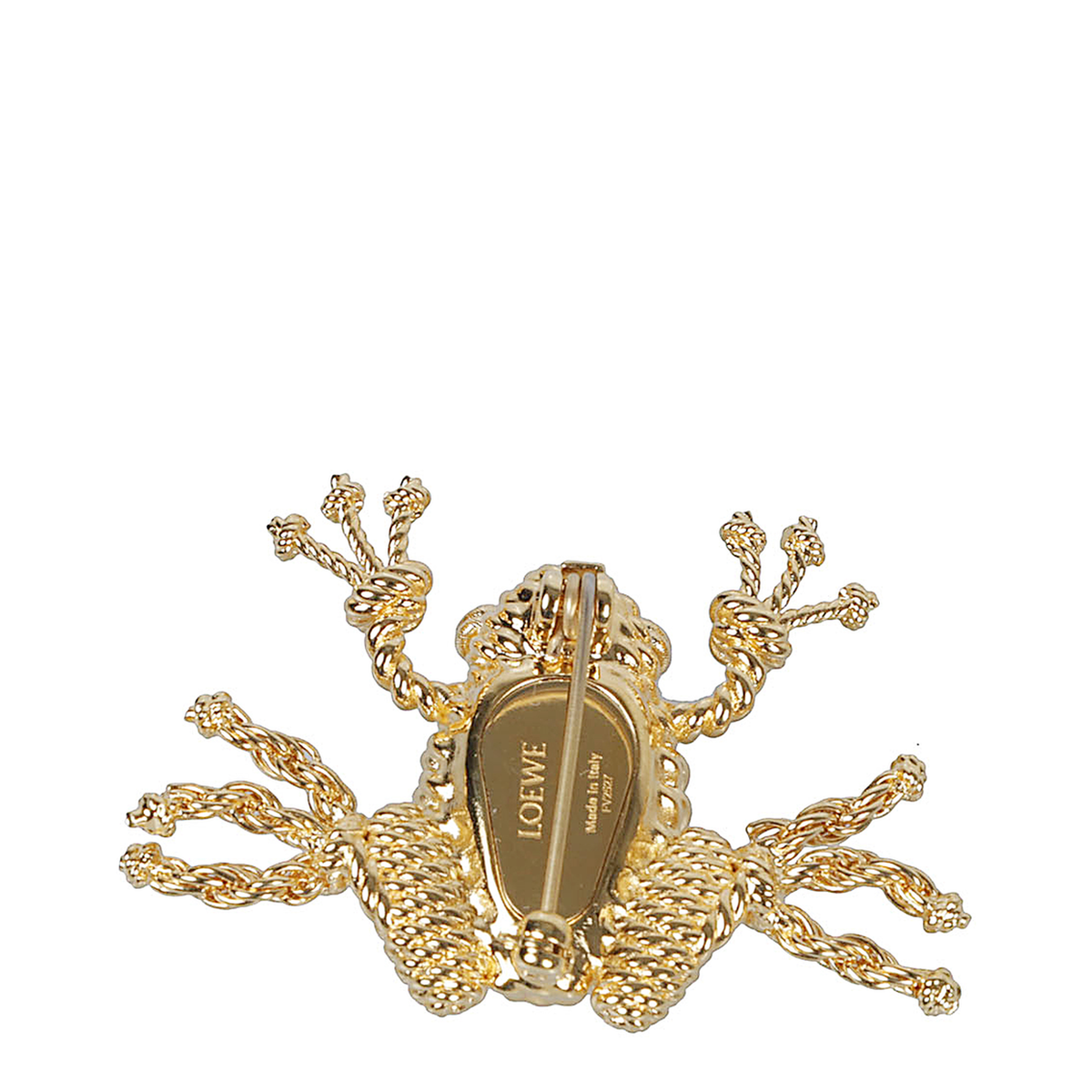 Metal Frog Brooch