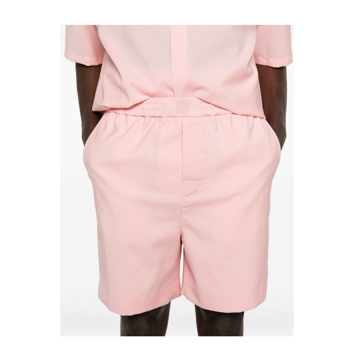 Shorts in Wool Orange