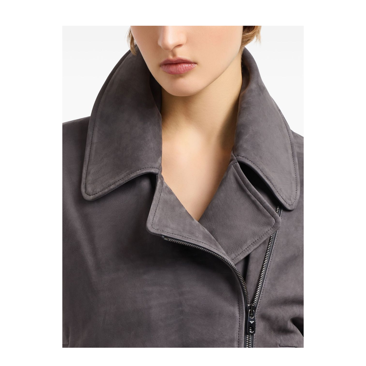 Icon Nubuck Calf Leather Biker Jacket