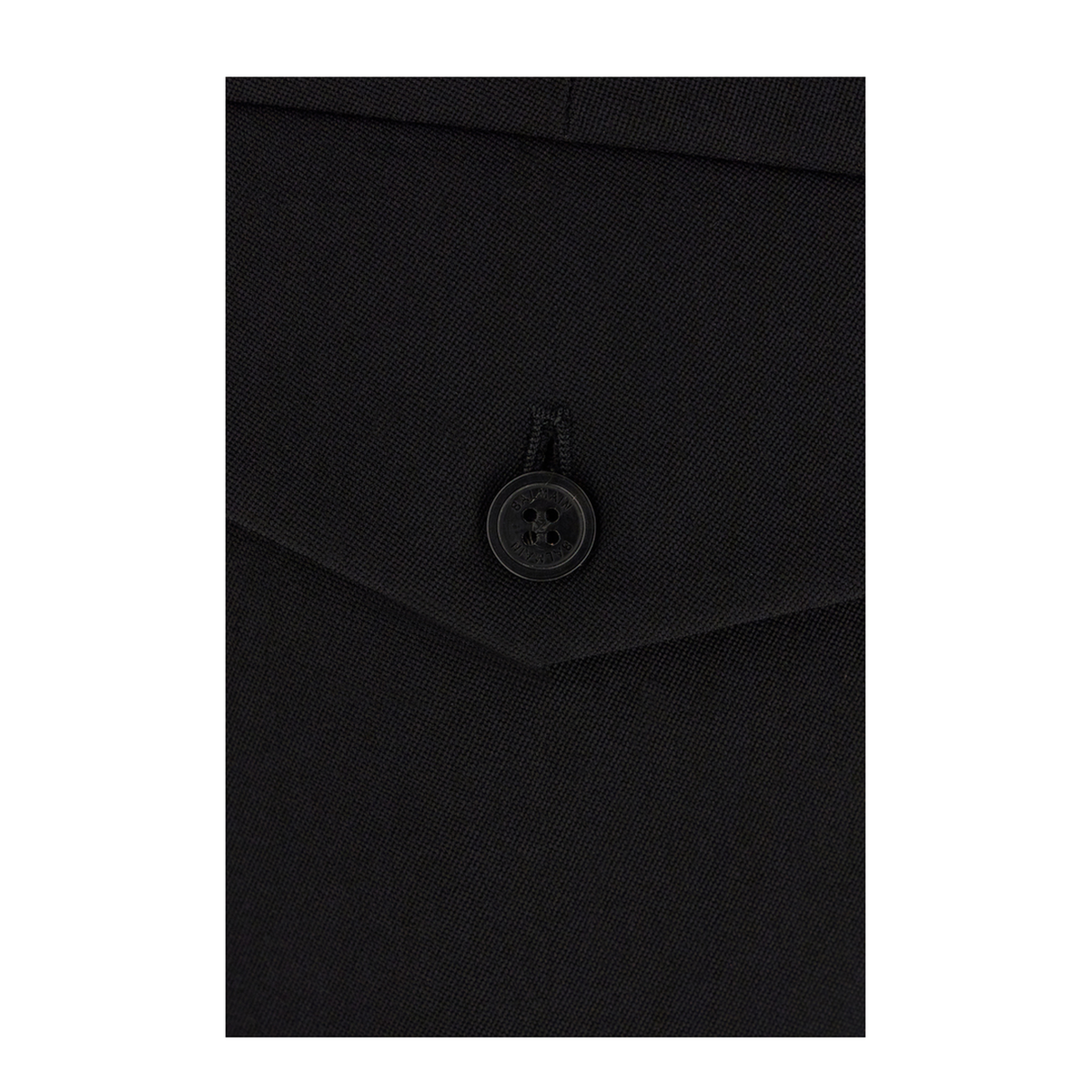 Pleated Gabardine Shorts - Black