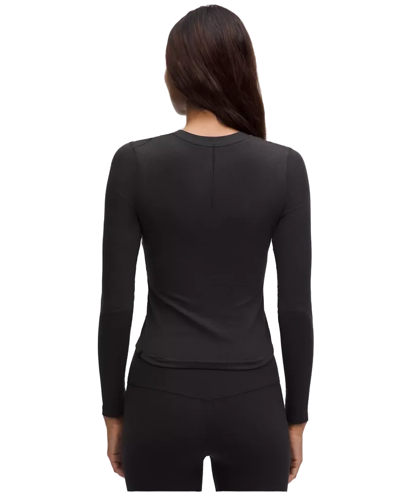 Lululemon Hold Tight Long-Sleeve Henley Black