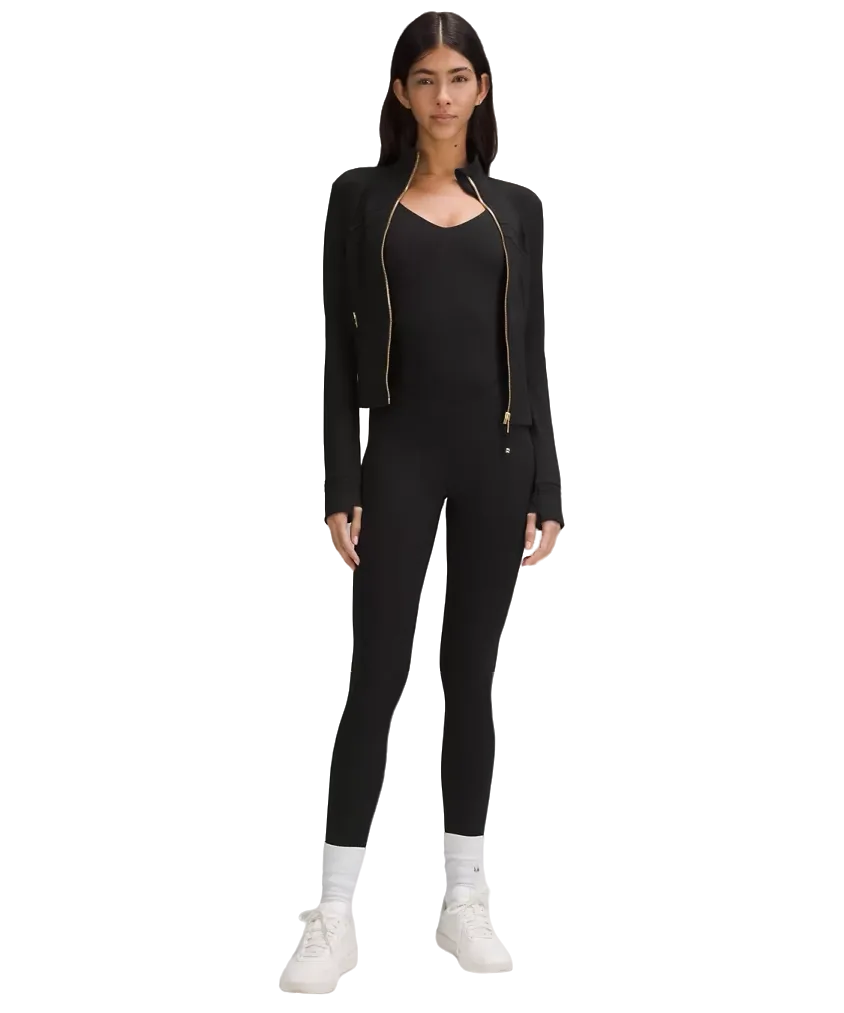 Lululemon Define Cropped Jacket Nulu Black/Gold