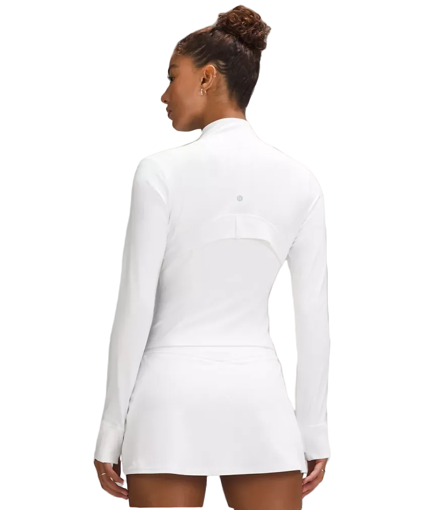 Lululemon Define Cropped Jacket Nulu White