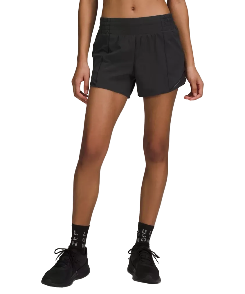 Lululemon Hotty Hot High-Rise Lined Shorts 4" Black