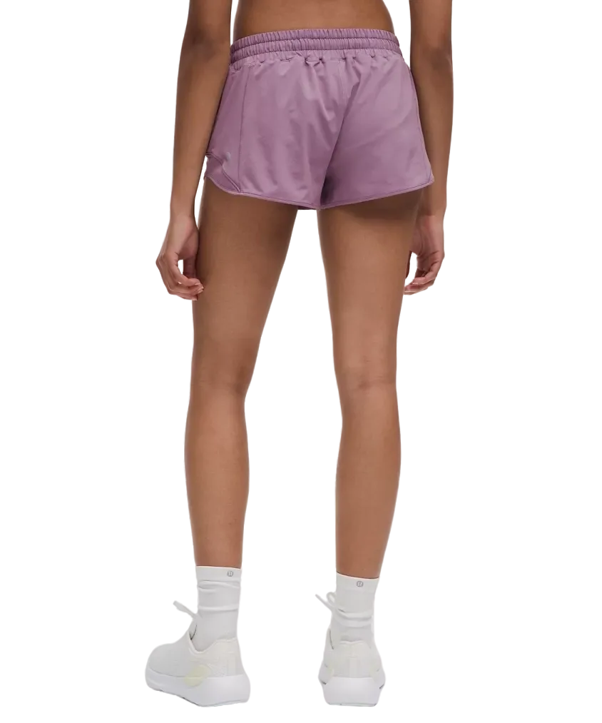 Lululemon Hotty Hot Low-Rise Lined Shorts 2.5" Lavender Lux