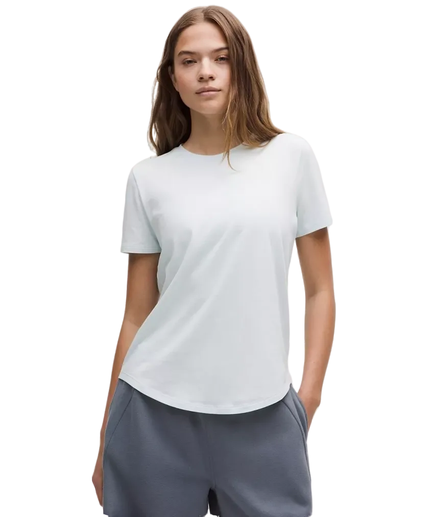 Lululemon Love Curved-Hem Crewneck T-Shirt Crater Blue