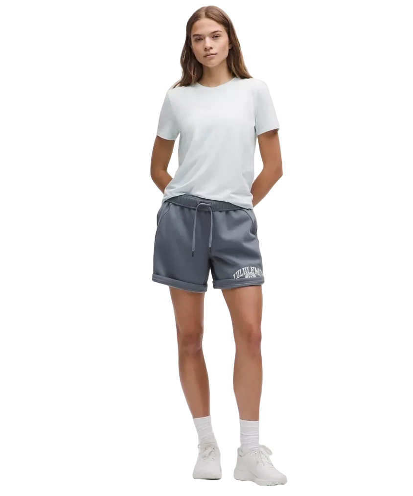 Lululemon Love Curved-Hem Crewneck T-Shirt Crater Blue
