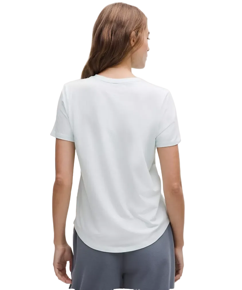 Lululemon Love Curved-Hem Crewneck T-Shirt Crater Blue