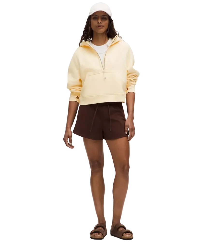 Lululemon Scuba Oversized Half-Zip Hoodie Butter Cream