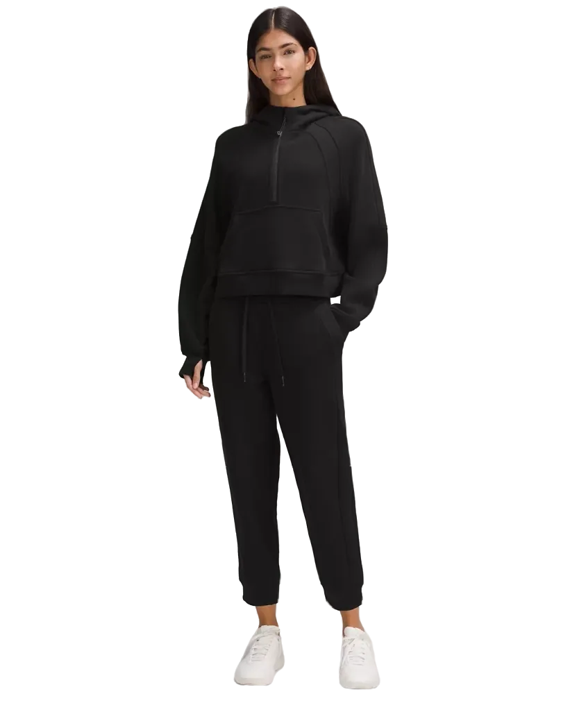 Lululemon Scuba Oversized Half-Zip Hoodie Black