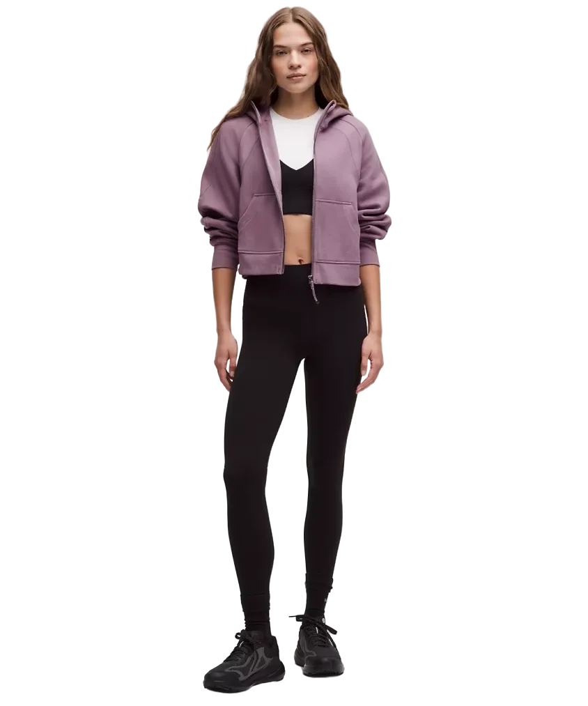 Lululemon Scuba Oversized Full-Zip Hoodie Lavender Lux/Mirror Silver