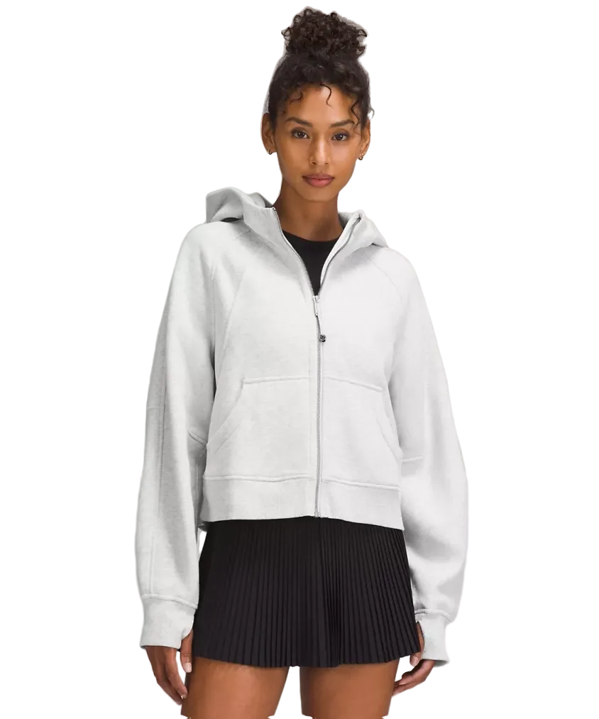 Lululemon Scuba Oversized Full-Zip Hoodie Heathered Core Ultra Light Grey