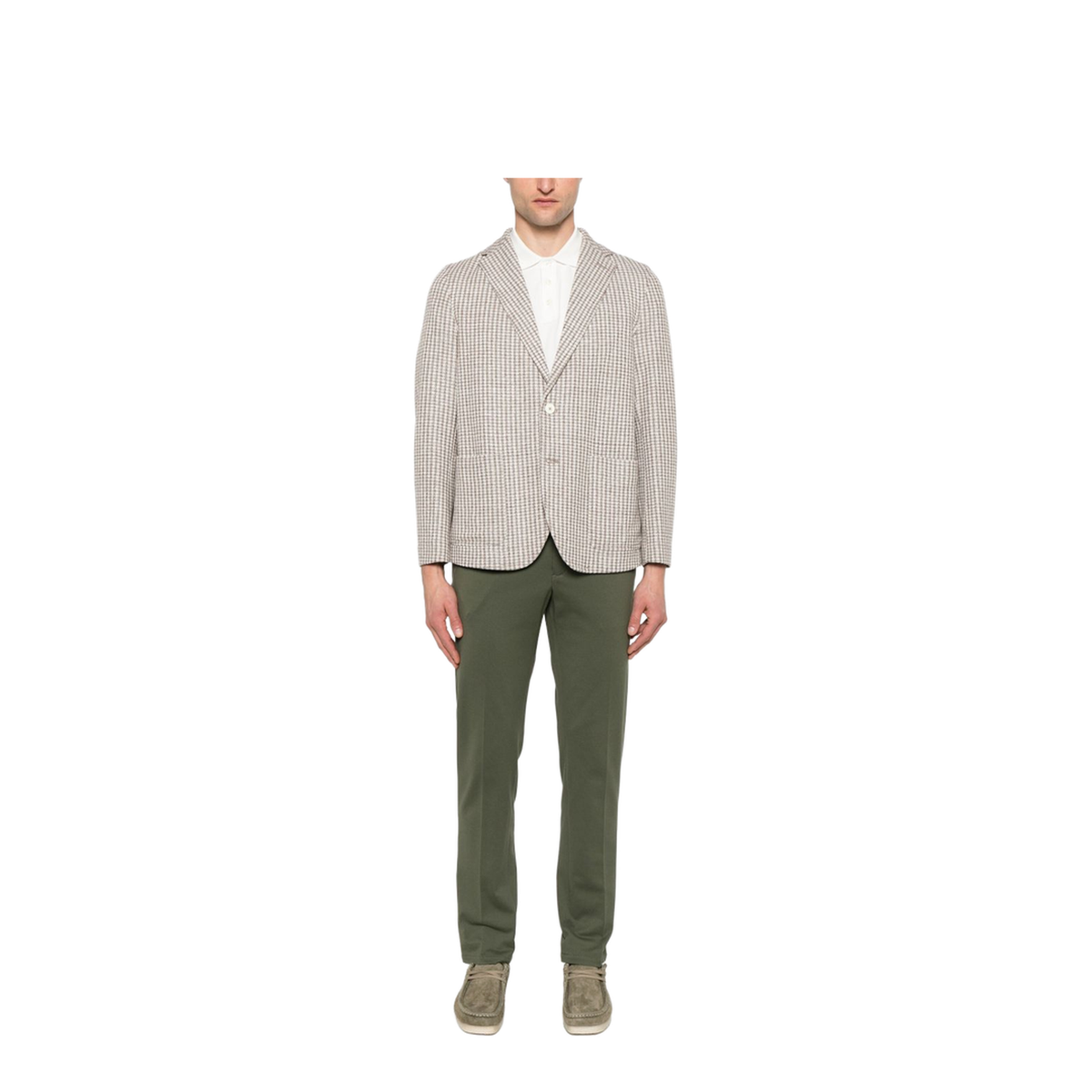 Cotton and linen blend jacket