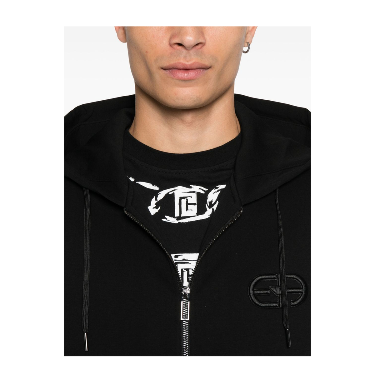 Logo Cotton Hoodie