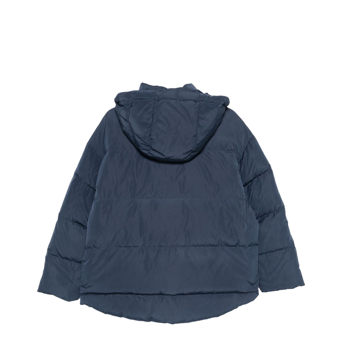 Coat with Zip Up Closure and Hooded Design