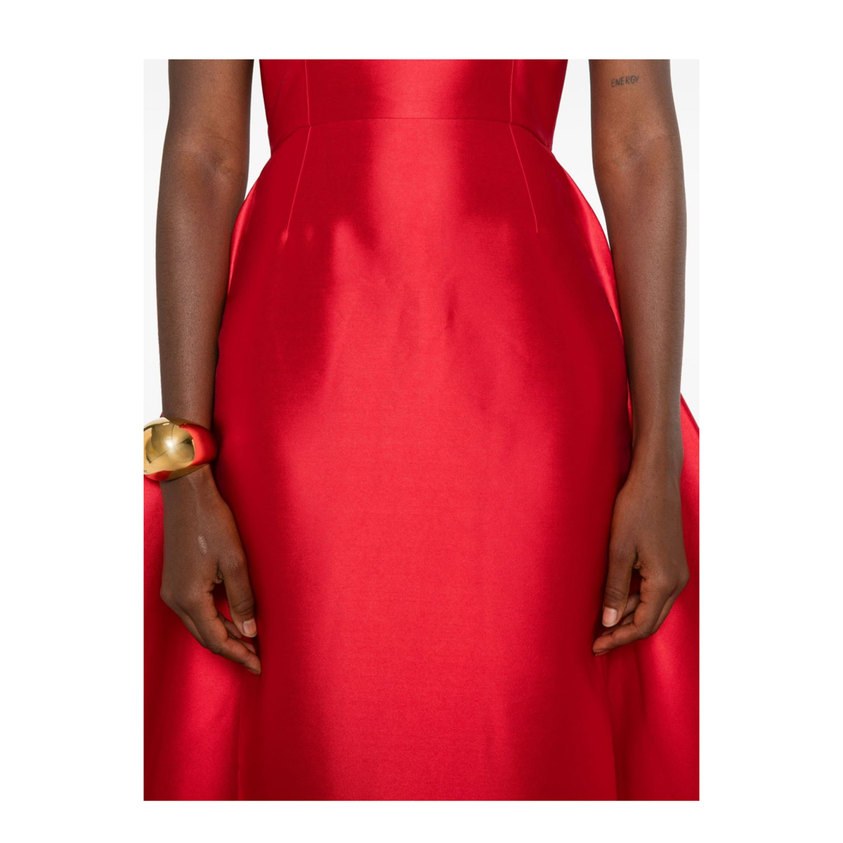 Ruby Red Floor-Length Maxi Dress