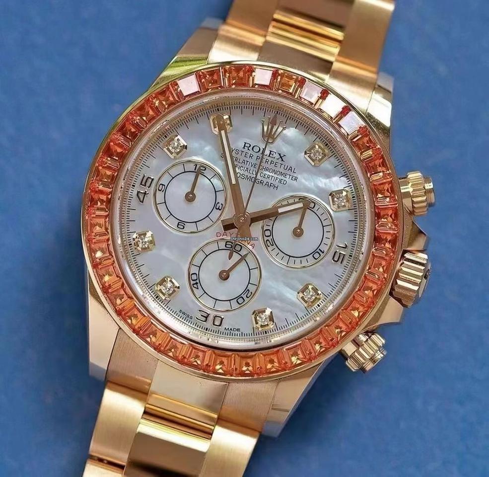 Rolex | Daytona | 116578SACO | Yellow gold | 40 mm | Yellow gold | Mother of pearl | Automatic