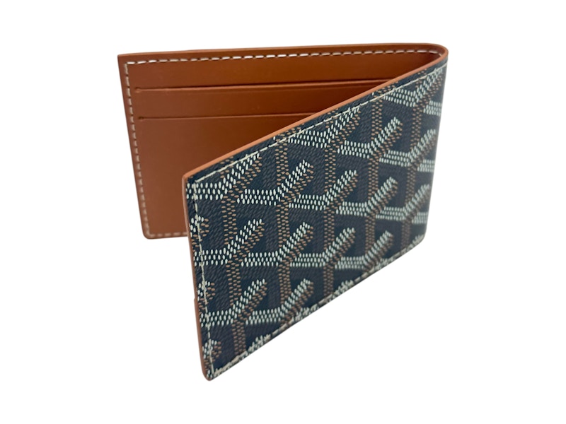 Goyard Slot Wallet Victoire Companion Goyardine Black Tan