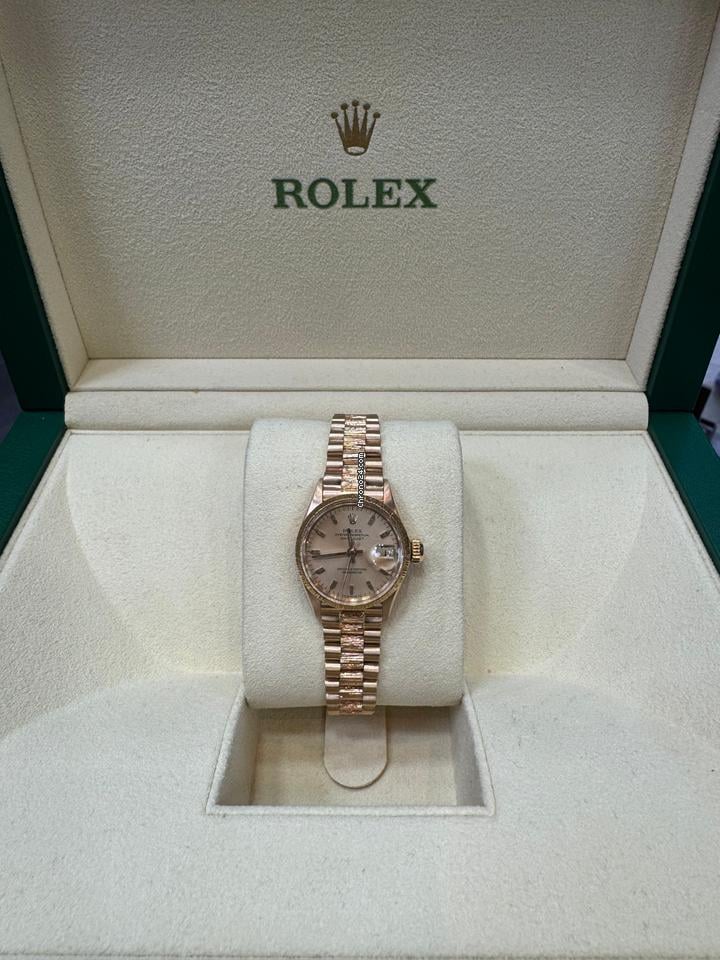 Rolex | Datejust | 6527 | Rose gold | 26 mm | Rose gold | Pink | Automatic