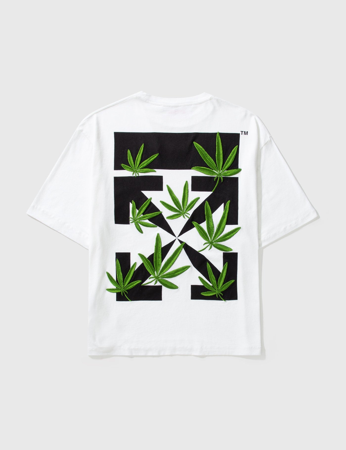 Off-White Weed Arrows White Oversized T-Shirt