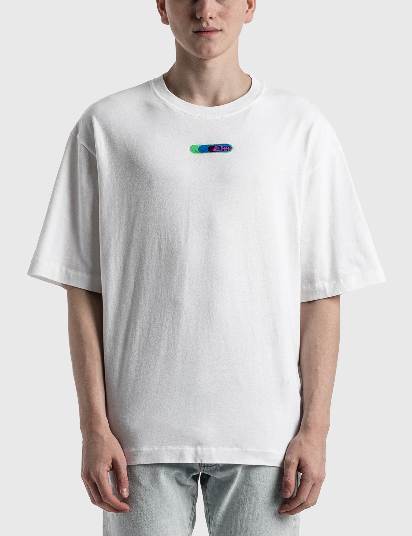Off-White Weed Arrows White Oversized T-Shirt