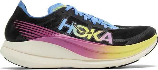 Hoka Rocket x 2 Black Rainbow
