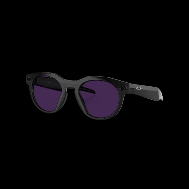 Meta x Oakley HSTN Glasses - Amethyst Transition Lens with Black Frame
