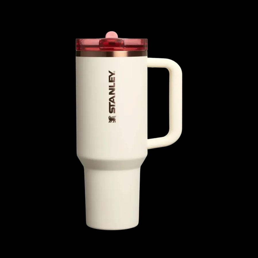 Stanley The Quencher ProTour Flip Straw Tumbler 40 OZ Cream Rose Gold
