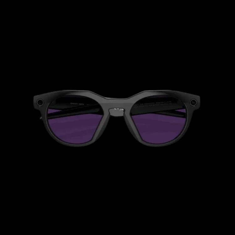 Meta x Oakley HSTN Glasses - Amethyst Transition Lens with Black Frame