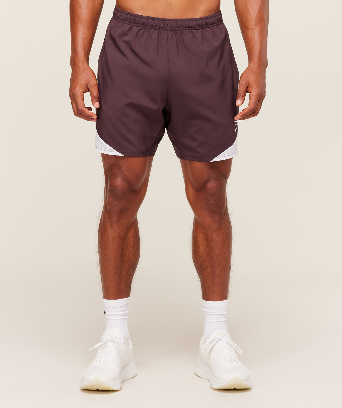 Gymshark Arrival Block 6" Shorts Cherry Purple
