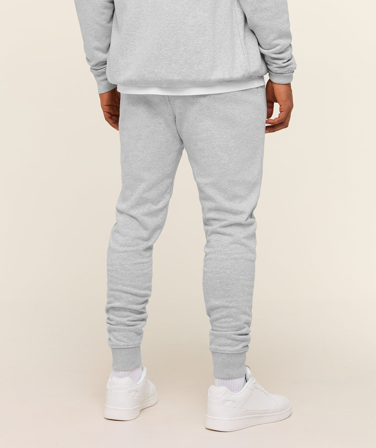 Gymshark Crest Joggers Light Grey Marl