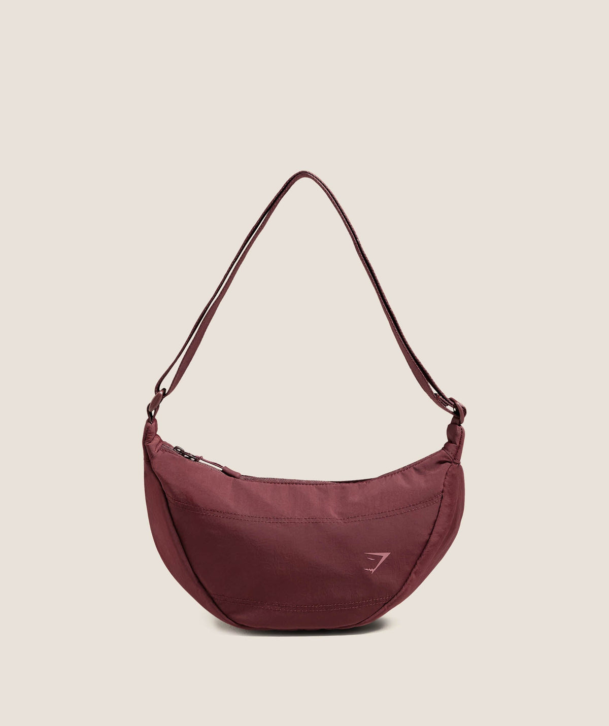Women's Gymshark Pleat Crossbody Rich Maroon