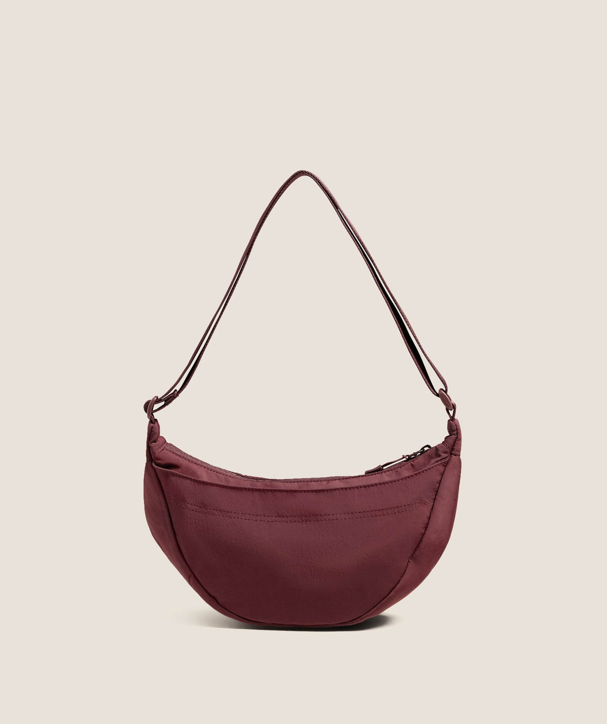 Women's Gymshark Pleat Crossbody Rich Maroon