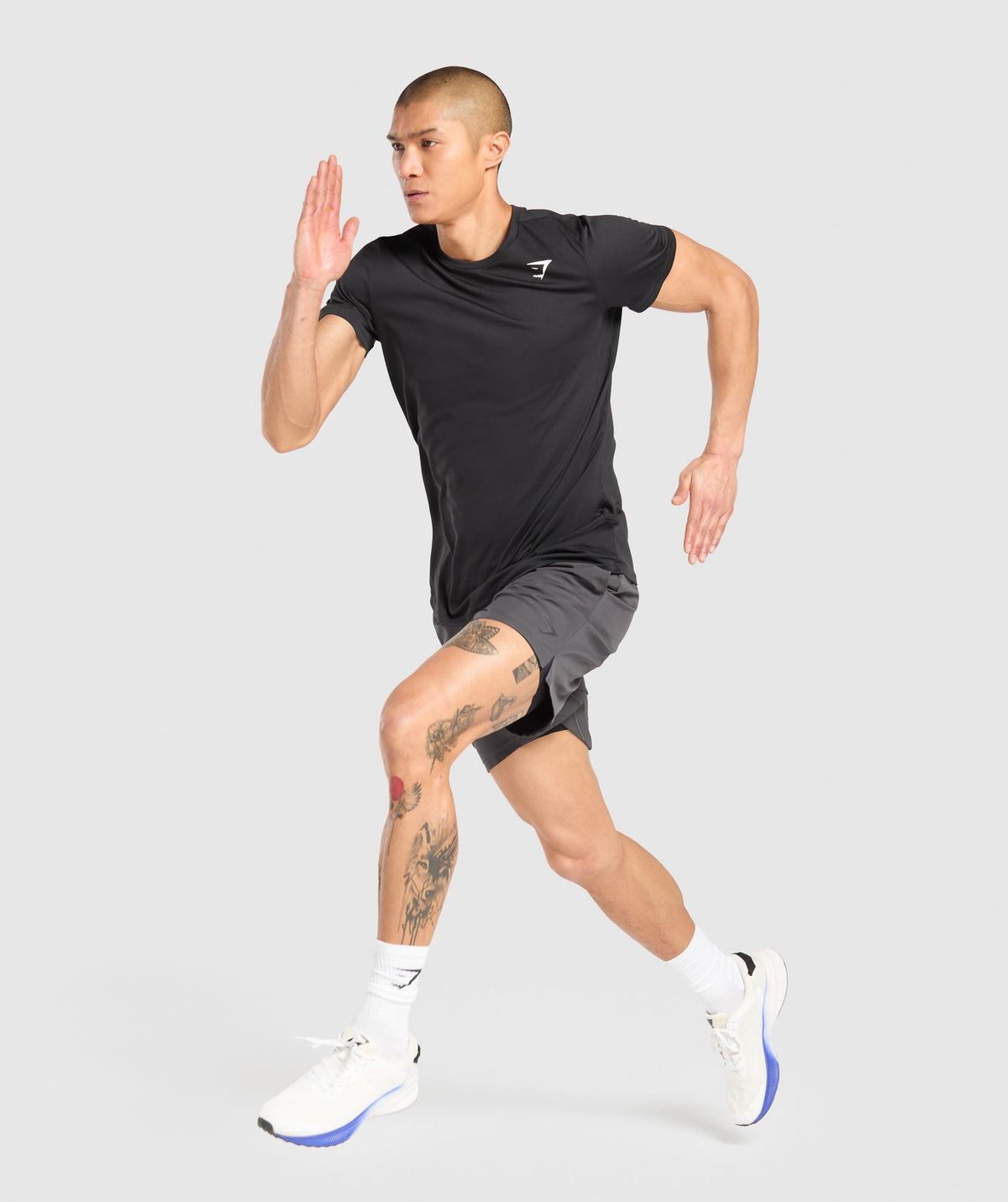Gymshark Land To Water 6" Shorts Asphalt Grey