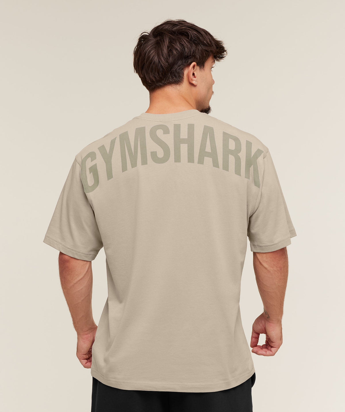 Power T-Shirt oversized fit Mushroom Grey